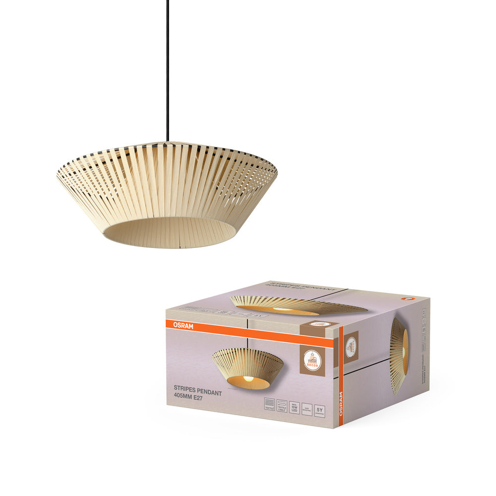 OSRAM Decor Stripes Pendant 405 1XE27 Beige