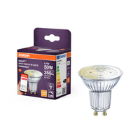 OSRAM ZigBee SMART+ LED Lampe Spot blanc chaud dimmable (ex 50W) 4,7W / 2700K GU10