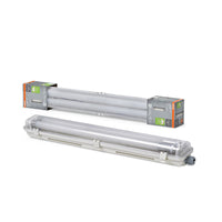 OSRAM SUBMARINE luminaire pour pièces humides PCR 60 2 X 7W 840 G13 T8, 1600 lm, 4000 K, blanc froid