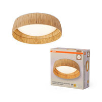 OSRAM DECOR Bambou Papier Plafonnier Marron, 400mm, 18W