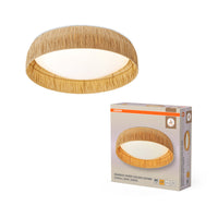 OSRAM DECOR Bamboo Papier Plafonnier Marron, 500mm, 28W