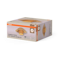 OSRAM DECOR Lampe Plafonnier Cabane en Papier Bambou Marron, 400mm, E27