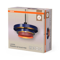 OSRAM DECOR Suspension Layers Bleu, E27