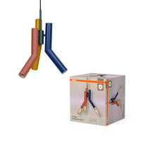 OSRAM DECOR Suspension paille, 3 flammes, E27, multicolore