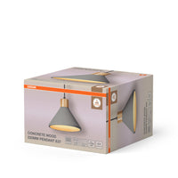 OSRAM DECOR Béton Bois Suspension, E27, 220 mm