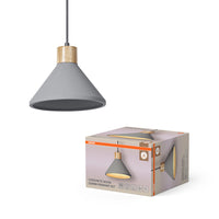 OSRAM DECOR Béton Bois Suspension, E27, 220 mm