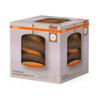 OSRAM DECOR Suspension Décor Cylindre en Carton marron, E27