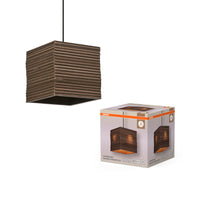 OSRAM DECOR Suspension Décor Carton Carré marron, E27