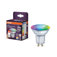 OSRAM Smart+ ampoule réflecteur avec technologie ZigBee, 4,9W, PAR16, couleur de lumière RGBW réglable, culot GU10, pack de 1