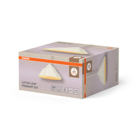 OSRAM DECOR Suspension Décor Feuille de Lotus blanche, E27, 396 mm
