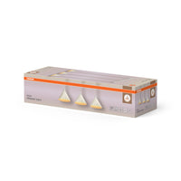 OSRAM DECOR Suspension 3-flammes Decor Pulp blanc, E14