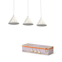 OSRAM DECOR Suspension 3-flammes Decor Pulp blanc, E14