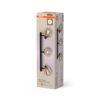 OSRAM DECOR Spot Firefly Deckenleuchte, OSRAM Lampe inklusive, schwarz, 3 x 2.8W, 750lm