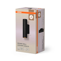 OSRAM DECOR Appliques murales tambours haut-bas 2xGU10 noir