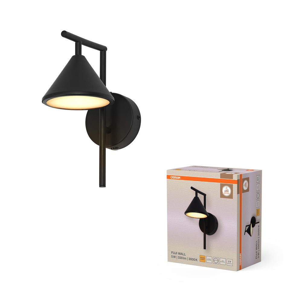 OSRAM DÉCOR Fuji Applique Murale 5W 930 Noir