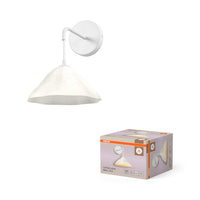 OSRAM DECOR Applique murale Decor Lotus Leaf blanc, E14, 219 mm