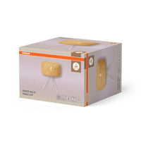 OSRAM DECOR Lampe de table en balle de papier 1xE27 Beige