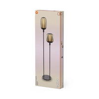 OSRAM Bâton Décor Sol Gris Foncé Lampadaire 146cm 2x E27