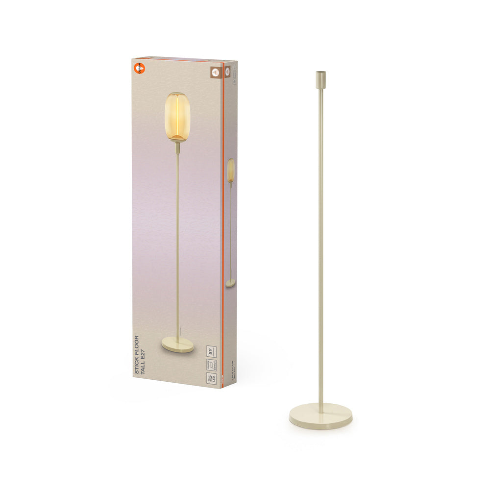 OSRAM Bâton Décor Sol Beige Lampadaire Haut 146cm E27