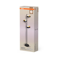 OSRAM DECOR Memphis lampadaire, noir/or, douille G9