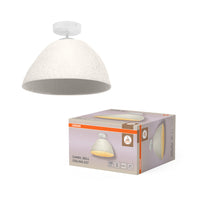 OSRAM DECOR Plafonnier Decor Cloche Camel blanc, E27, 375 mm