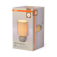OSRAM DECOR Lampe de table Impact beige et gris, E27