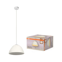 OSRAM DECOR Suspension Décor Cloche Camel blanche, E27, 375 mm