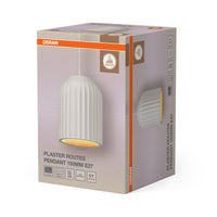 OSRAM DECOR Plafonnier itinéraires en plâtre Applique murale 150 1xE27 Blanc