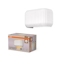 OSRAM DECOR Plaster Routes Wall Wandleuchte 250 1xE27 White