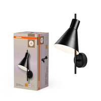 OSRAM DÉCOR Tokio Applique murale, 3000K, 5W, 300lm, Noir