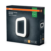 OSRAM LED Applique murale et plafonnier, luminaire pour applications extérieures, blanc chaud, 202,0 mm x 202,0 mm x 45,0 mm, ENDURA STYLE SQUARE