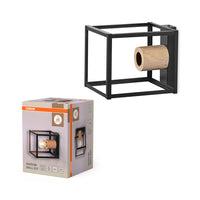 OSRAM DECOR Nairobi Applique murale, noir, douille E27