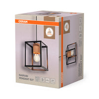 OSRAM DECOR Nairobi suspension, noir, douille E27