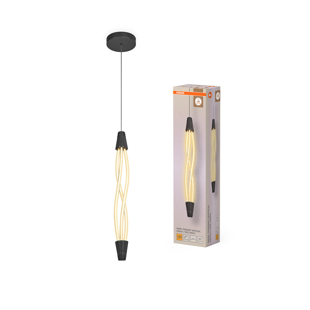 OSRAM DECOR Suspension Tourbillon Vert Suspension 18W 830 Click DIM