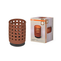OSRAM DECOR Lampe de table Clay Windows 1xE27 Marron