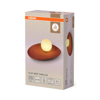 OSRAM DECOR Lampe de table Nid en argile 1xG9 Marron