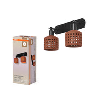 OSRAM DECOR Clay Windows Applique murale marron, 2 flammes, E27