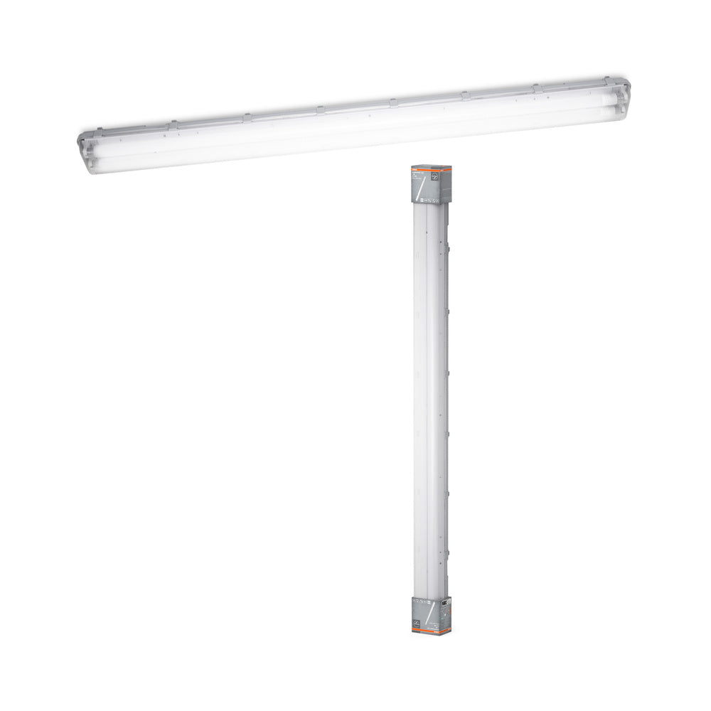 OSRAM SubMARINE LED lampe pour pièce humide, blanc froid, 1565 mm x 115,0 mm x 86,0 mm, avec 2 tubes LED interchangeables de 1,5 m de longueur