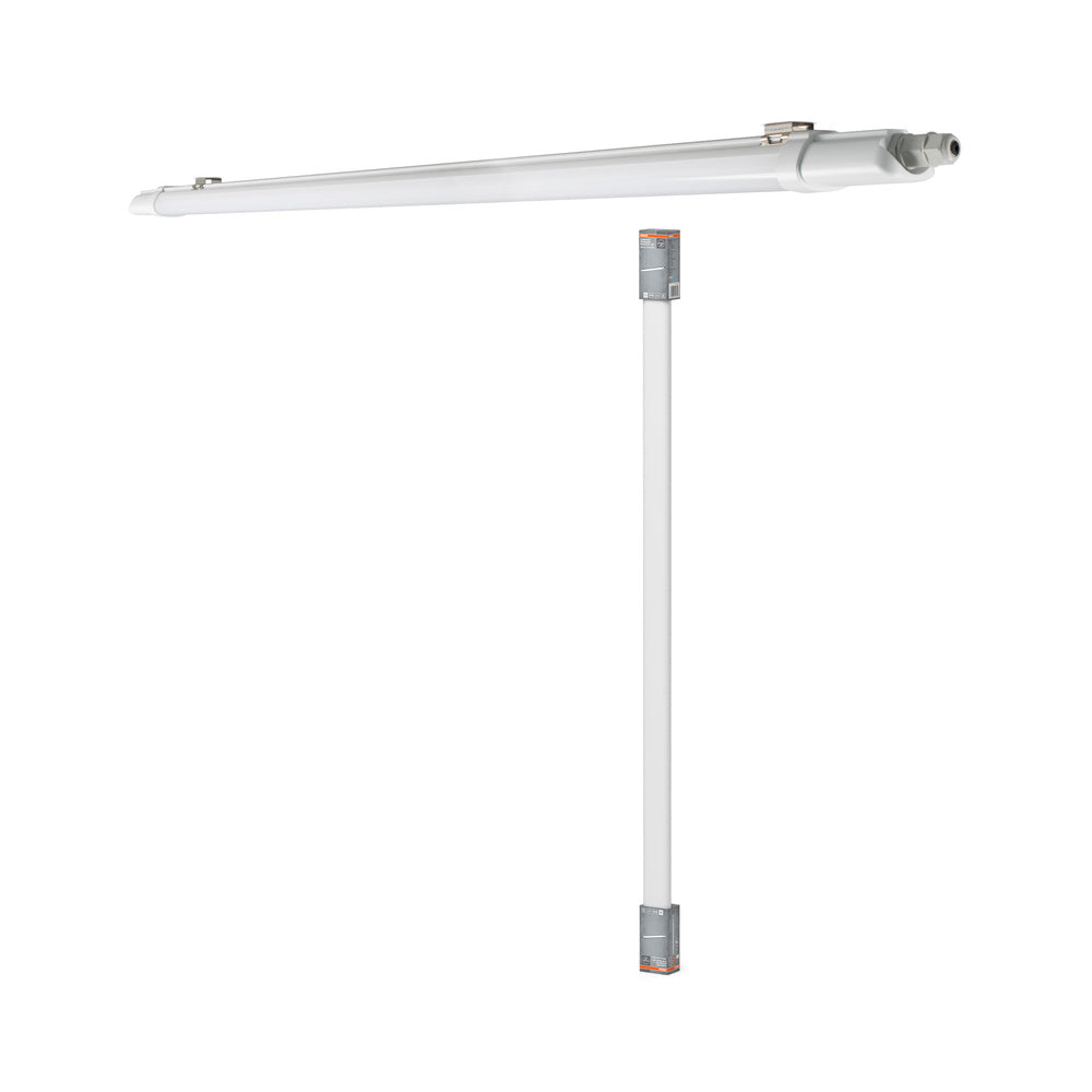 OSRAM LED luminaire pour pièces humides, luminaire pour applications extérieures, blanc froid, longueur : 120 cm, Submarine I Slim Value, longueur 1,2 m
