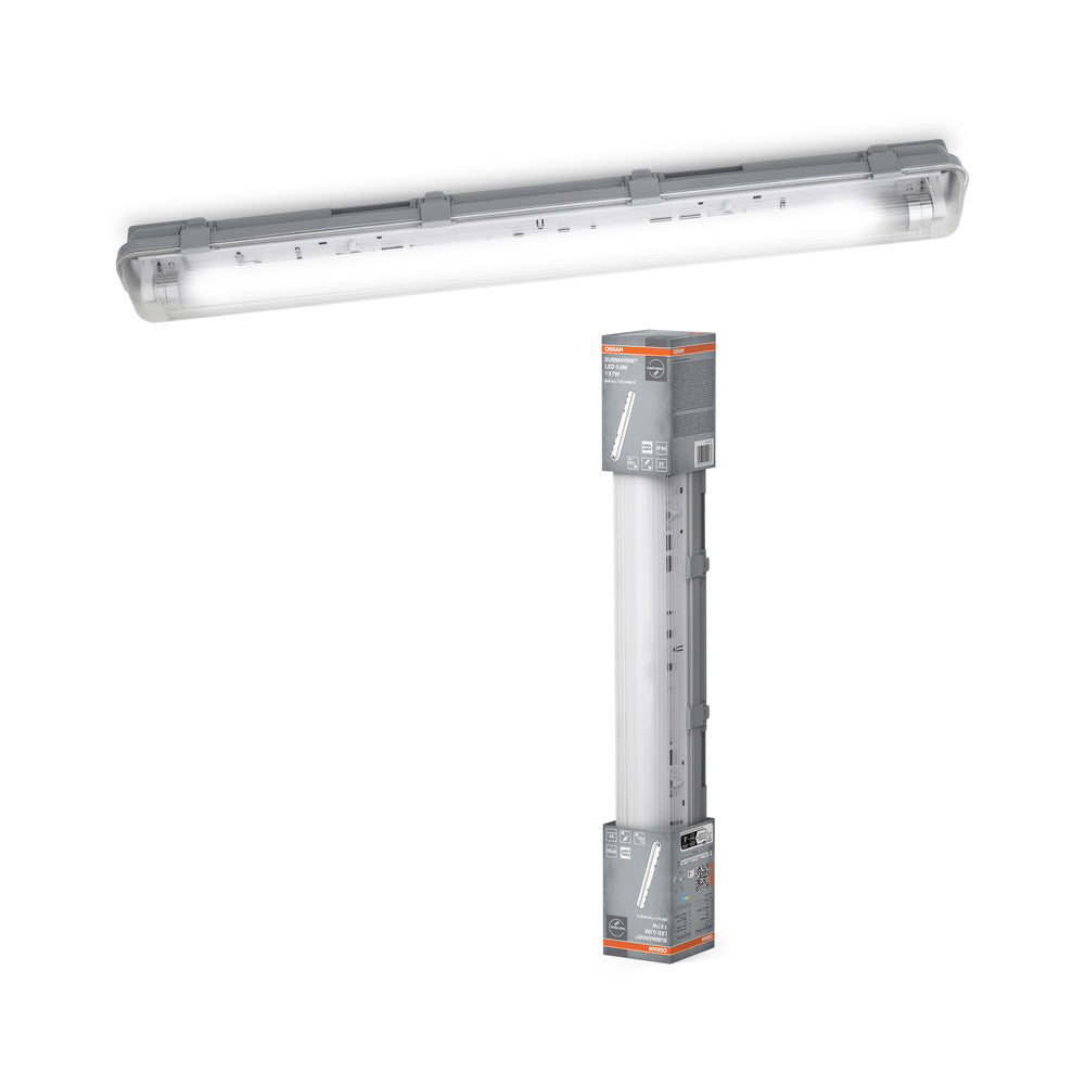 OSRAM SUBMARINE LED Plafonnier luminaire pour pièces humides 65,1cm 8W / 4000K Blanc froid