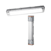 OSRAM SUBMARINE LED Plafonnier luminaire pour pièce humide 65,1cm 2-flammes 16W / 4000K Blanc froid