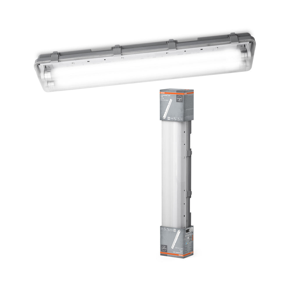 OSRAM SUBMARINE LED Plafonnier luminaire pour pièce humide 65,1cm 2-flammes 16W / 4000K Blanc froid