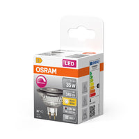 OSRAM Superstar ampoule réflecteur pour culot GU5.3, verre clair, blanc chaud (2700K), 345 lumens, remplacement pour ampoules traditionnelles 35W, dimmable, pack de 1