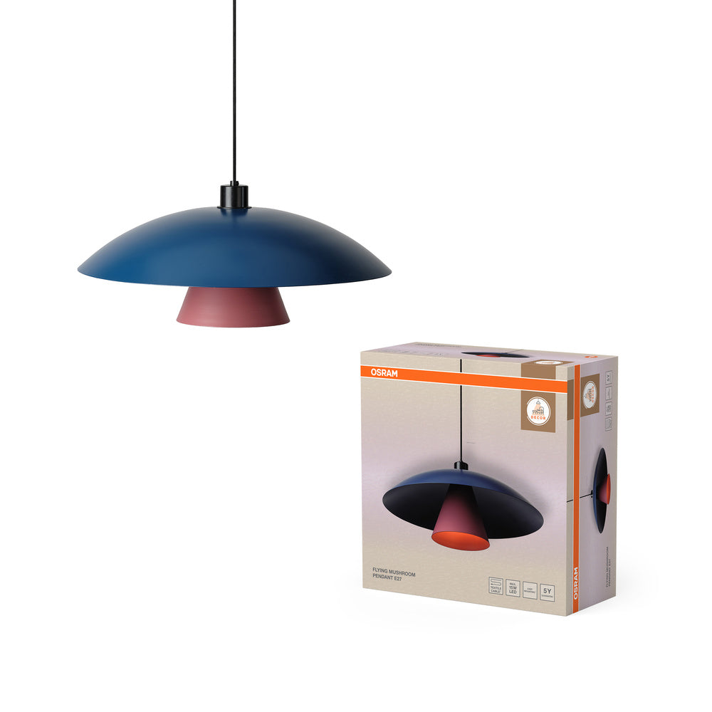 OSRAM DECOR Flying Mushroom Pendelleuchte E27 Blau