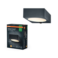 OSRAM ENDURA® STYLE SOLAR BRIGHT SENSOR Applique murale avec détecteur de mouvement IP54, gris foncé
