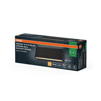 OSRAM ENDURA® STYLE SOLAR BRIGHT DAYLIGHT SENSOR Wandleuchte mit Bewegungsmelder IP54 Dunkelgrau
