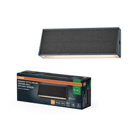 OSRAM ENDURA® STYLE SOLAR BRIGHT DAYLIGHT SENSOR Applique murale avec détecteur de mouvement IP54, gris foncé
