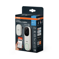OSRAM Wifi SMART+ smarte Outdoor-Kamera Türklingel Weiß