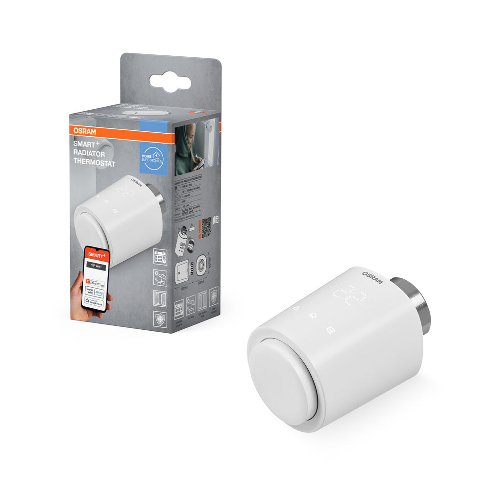OSRAM Wifi SMART+ thermostat intelligent pour chauffage, blanc