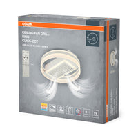 OSRAM LED Deckenventilator Square 55W CCT Weiß 3000K-6500K